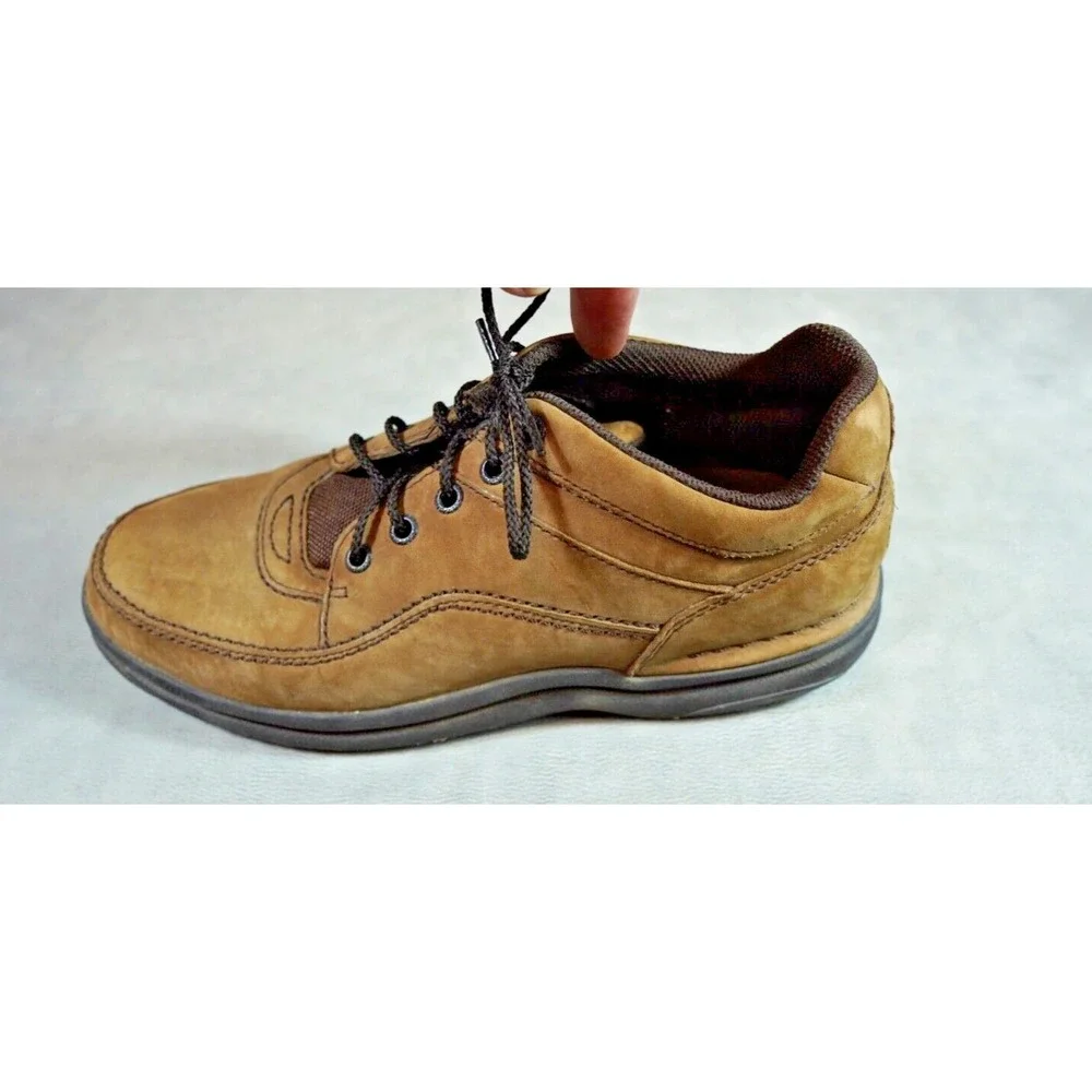 Rockport Brown Leather Comfort Walking‎ Shoe Oxford Mens 8.5 WWT17M Comfort Shoe